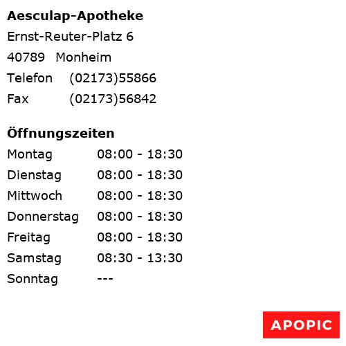Bild von Aesculap-Apotheke in Monheim