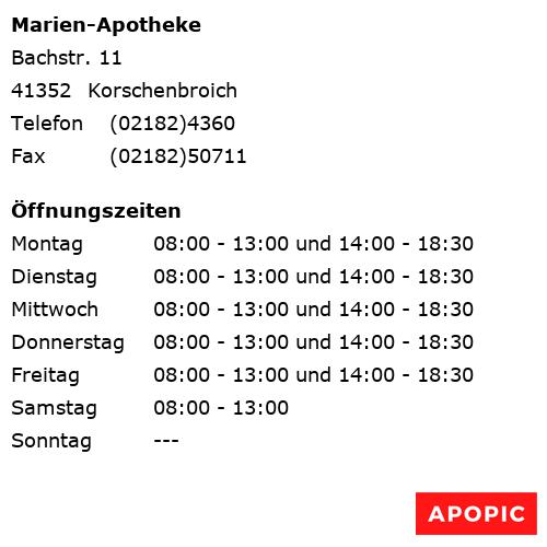 Bild von Marien-Apotheke in Korschenbroich