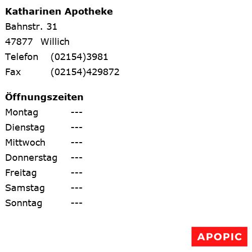 Bild von Katharinen Apotheke in Willich