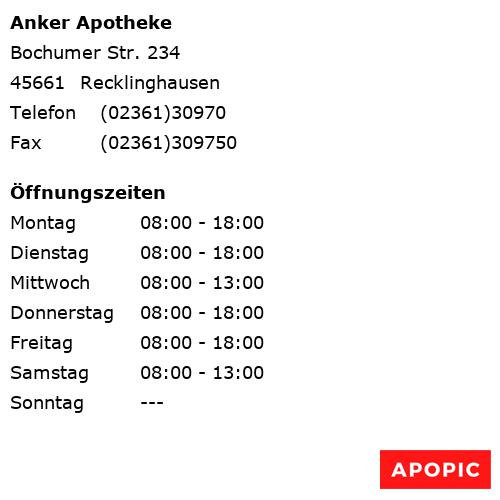 Bild von Anker Apotheke in Recklinghausen