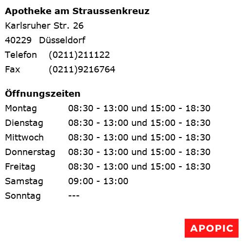 Bild von Apotheke am Straussenkreuz in Düsseldorf