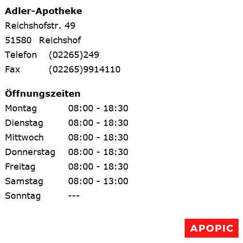 Bild von Adler-Apotheke in Reichshof