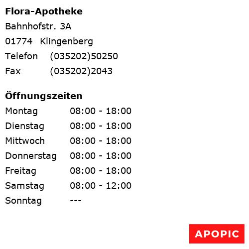 Bild von Flora-Apotheke in Klingenberg