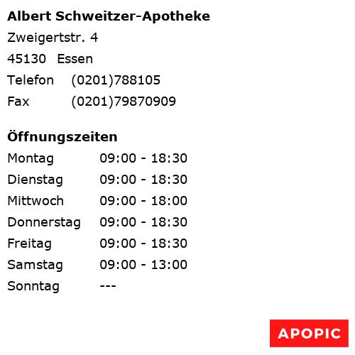 Bild von Albert Schweitzer-Apotheke in Essen