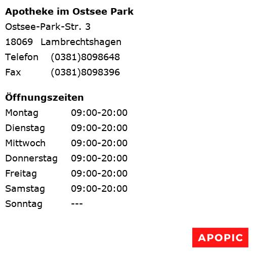 Bild von Apotheke im Ostsee Park in Lambrechtshagen