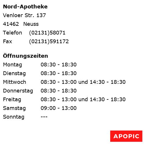 Bild von Nord-Apotheke in Neuss