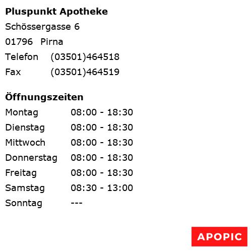 Bild von Pluspunkt Apotheke in Pirna