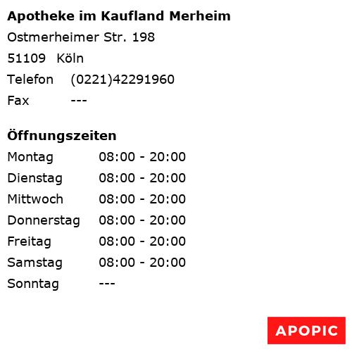 Bild von Apotheke im Kaufland Merheim in Köln