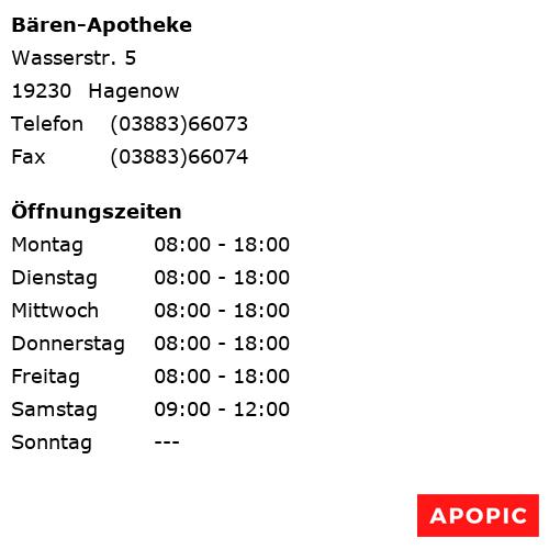 Bild von Bären-Apotheke in Hagenow