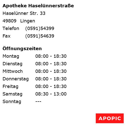 Bild von Apotheke Haselünnerstraße in Lingen