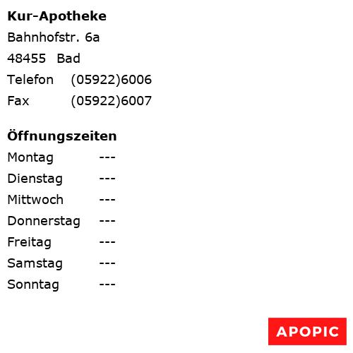 Bild von Kur-Apotheke in Bad