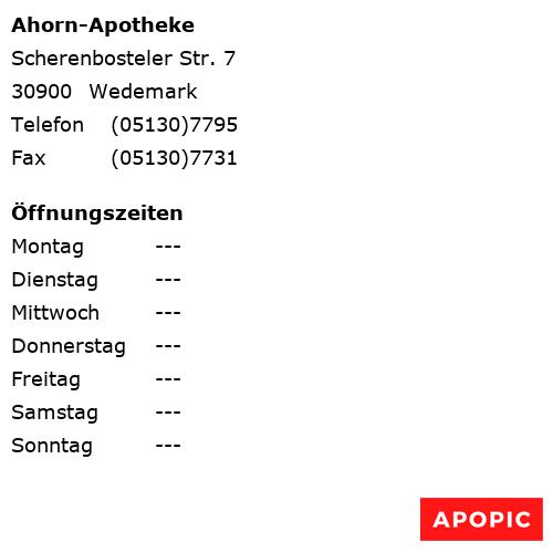 Bild von Ahorn-Apotheke in Wedemark