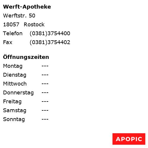 Bild von Werft-Apotheke in Rostock