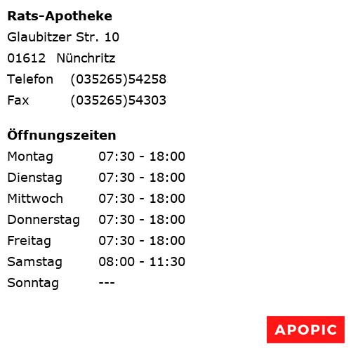 Bild von Rats-Apotheke in Nünchritz