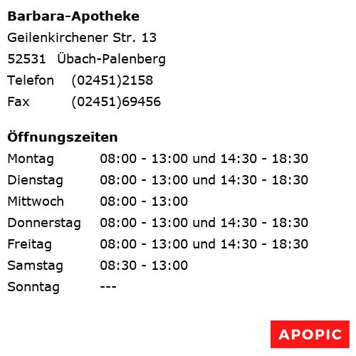 Bild von Barbara-Apotheke in Übach-Palenberg