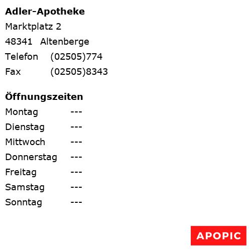 Bild von Adler-Apotheke in Altenberge