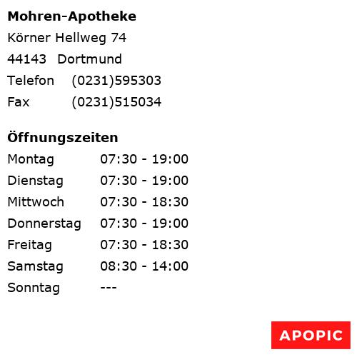 Bild von Mohren-Apotheke in Dortmund