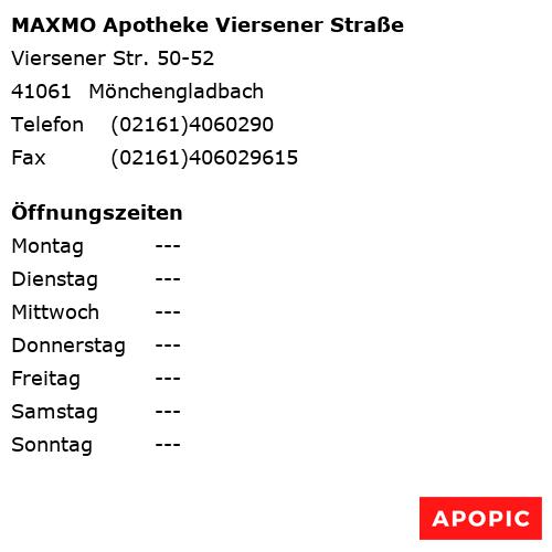 Bild von MAXMO Apotheke Viersener Straße in Mönchengladbach