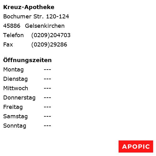 Bild von Kreuz-Apotheke in Gelsenkirchen