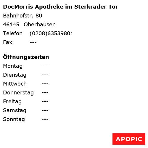 Bild von DocMorris Apotheke im Sterkrader Tor in Oberhausen