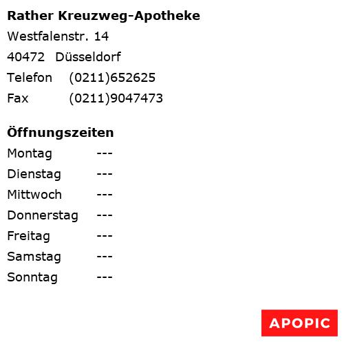 Bild von Rather Kreuzweg-Apotheke in Düsseldorf