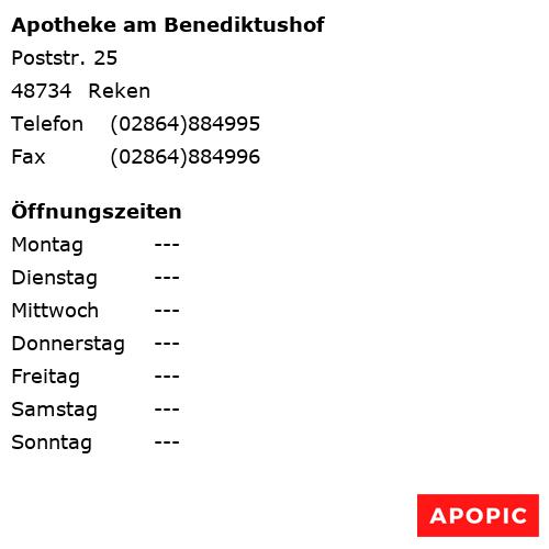 Bild von Apotheke am Benediktushof in Reken