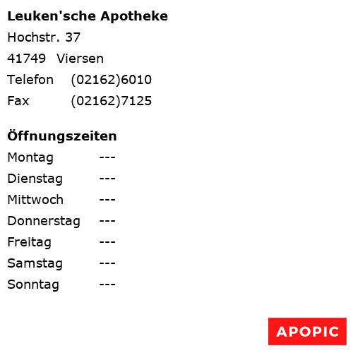 Bild von Leuken'sche Apotheke in Viersen