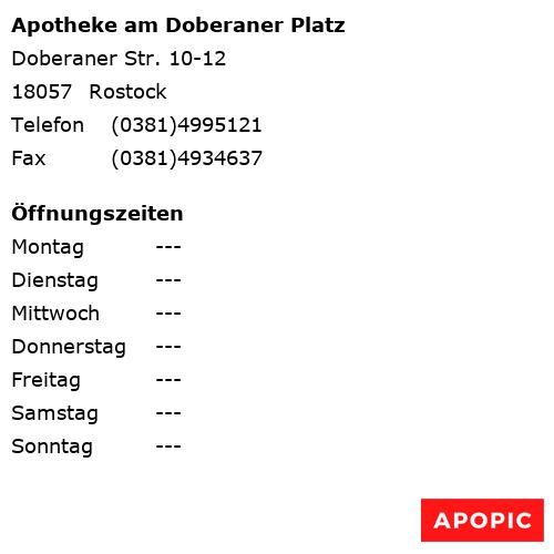 Bild von Apotheke am Doberaner Platz in Rostock
