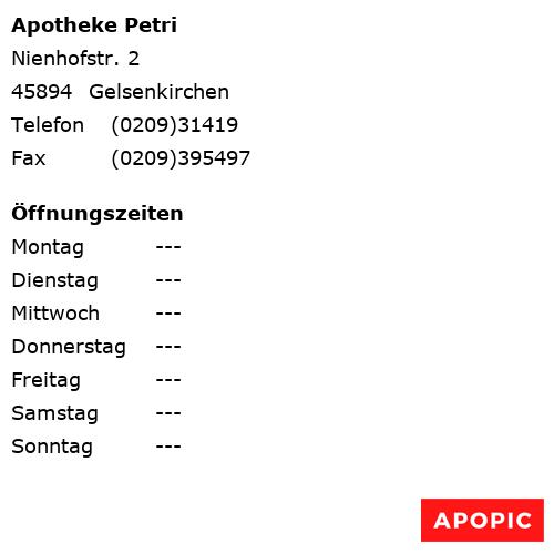 Bild von Apotheke Petri in Gelsenkirchen
