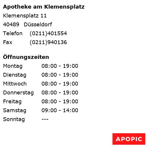 Bild von Apotheke am Klemensplatz in Düsseldorf