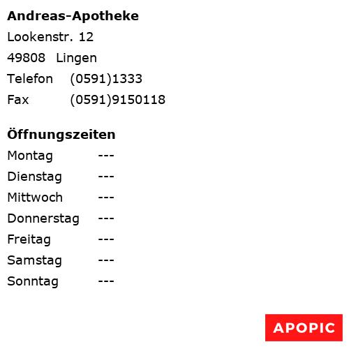 Bild von Andreas-Apotheke in Lingen