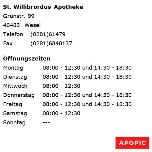 Bild von St. Willibrordus-Apotheke in Wesel