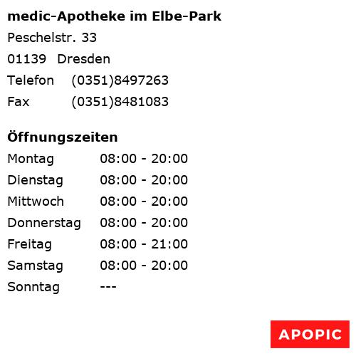 Bild von medic-Apotheke im Elbe-Park in Dresden