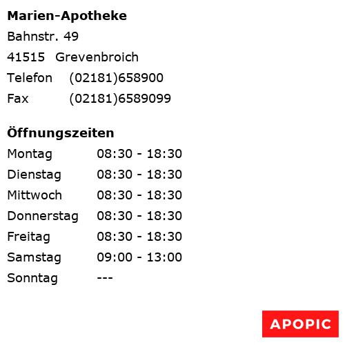 Bild von Marien-Apotheke in Grevenbroich
