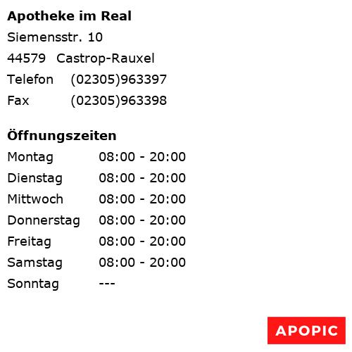 Bild von Apotheke im Real in Castrop-Rauxel