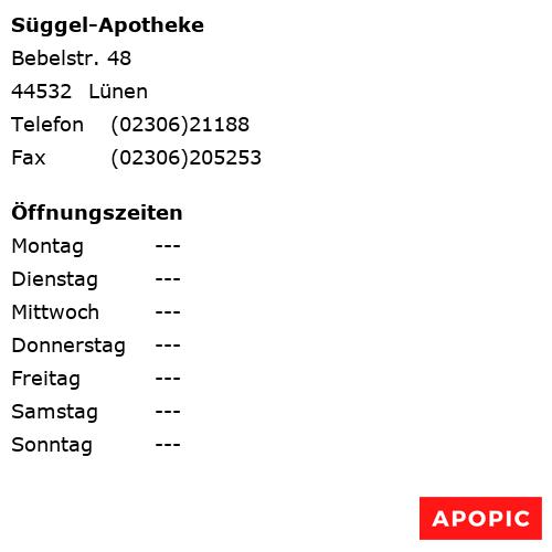 Bild von Süggel-Apotheke in Lünen