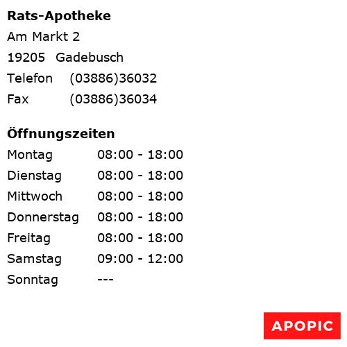 Bild von Rats-Apotheke in Gadebusch