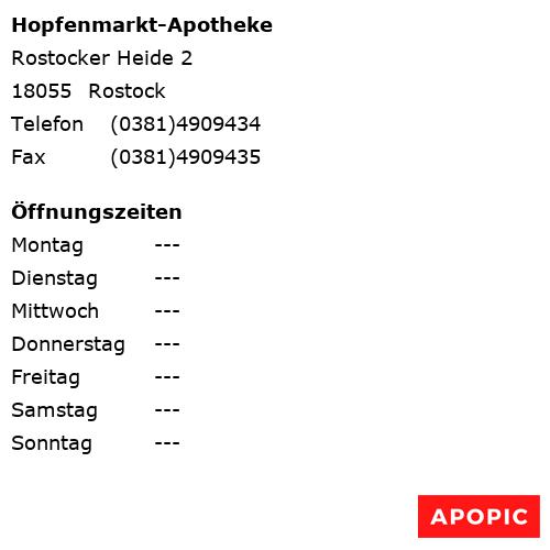 Bild von Hopfenmarkt-Apotheke in Rostock