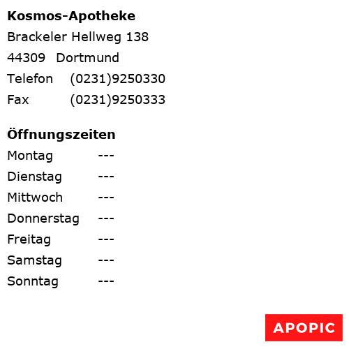 Bild von Kosmos-Apotheke in Dortmund