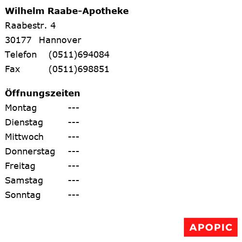Bild von Wilhelm Raabe-Apotheke in Hannover