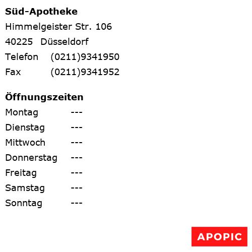 Bild von Süd-Apotheke in Düsseldorf