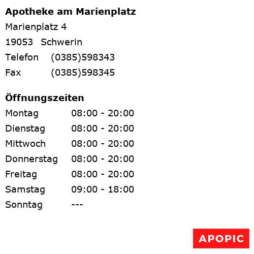 Bild von Apotheke am Marienplatz in Schwerin