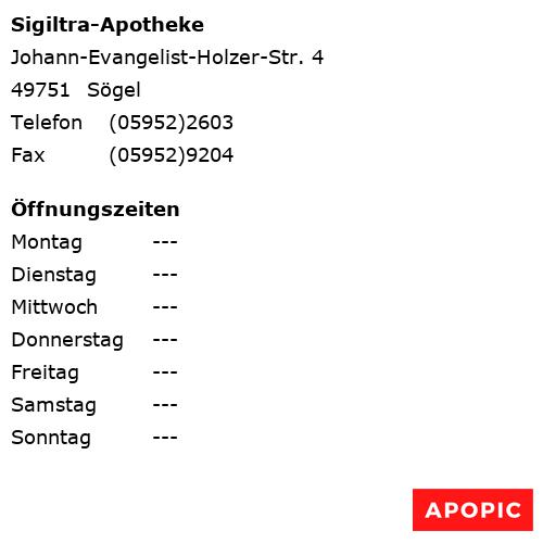 Bild von Sigiltra-Apotheke in Sögel