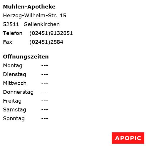 Bild von Mühlen-Apotheke in Geilenkirchen