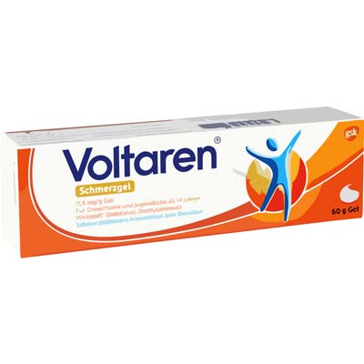 Bild von Voltaren Schmerzgel Verpackung 60 g