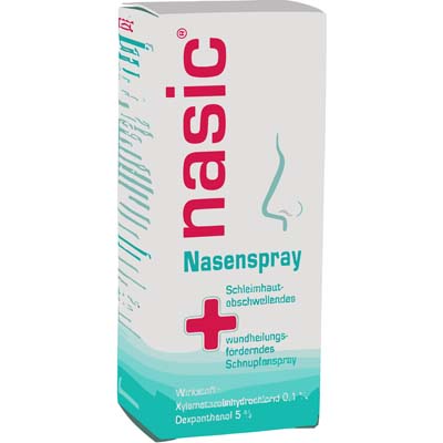 Bild von Nasic Nasenspray Verpackung 10 ml