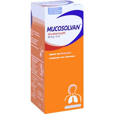 Bild von Mucosolvan Hustensaft Verpackung 100 ml