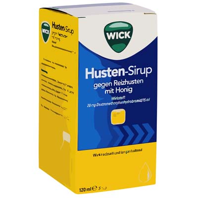 Bild von WICK Husten Sirup Verpackung 120 ml