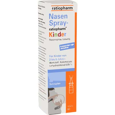 Bild von ratiopharm Nasenspray Kinder Verpackung 10 ml