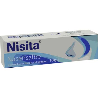 Bild von Nisita Nasensalbe Verpackung 10 g
